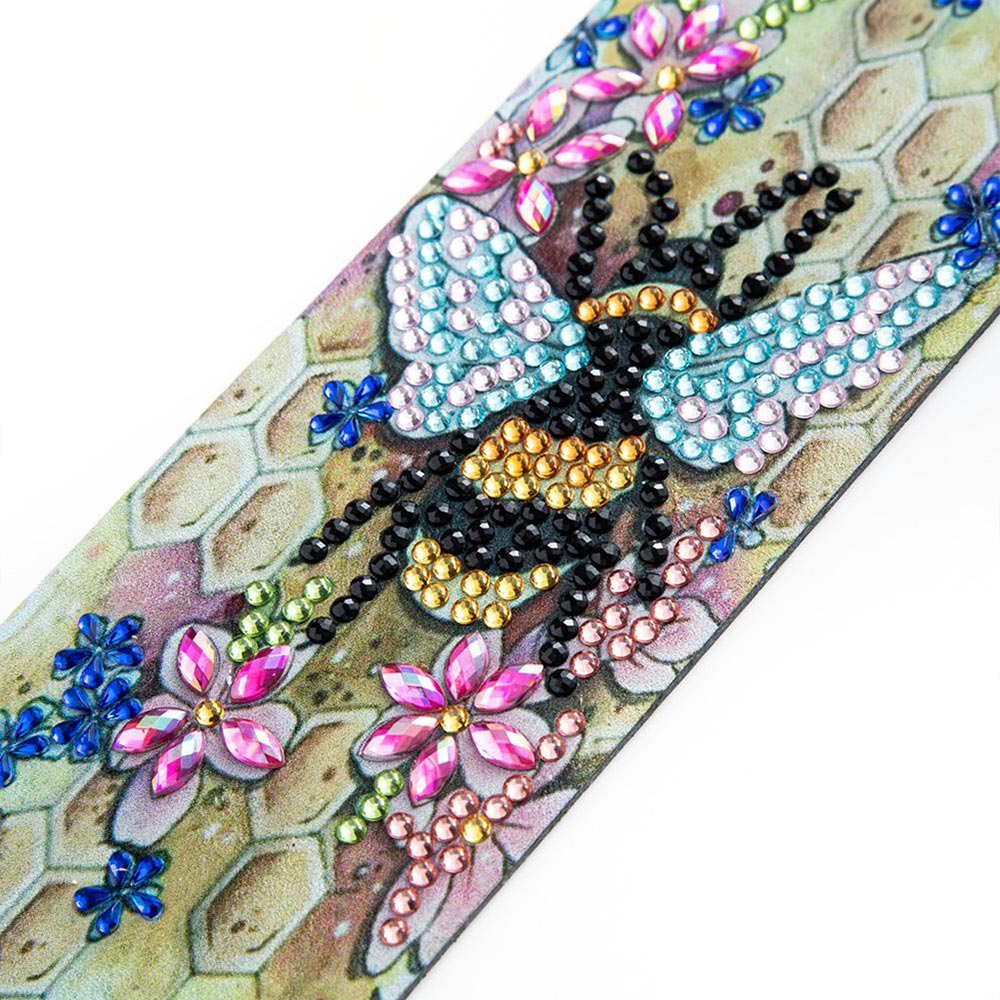 Diamond Painting Lesezeichen Biene, Unique-Diamond