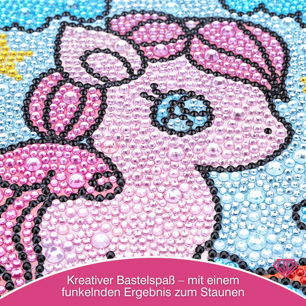 5D Diamond Painting Sternenschweif-Einhorn mit Strasssteinchen, Unique-Diamond