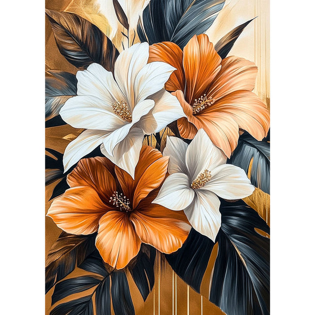 5D Diamond Painting – Goldene Harmonie, Unique-Diamond