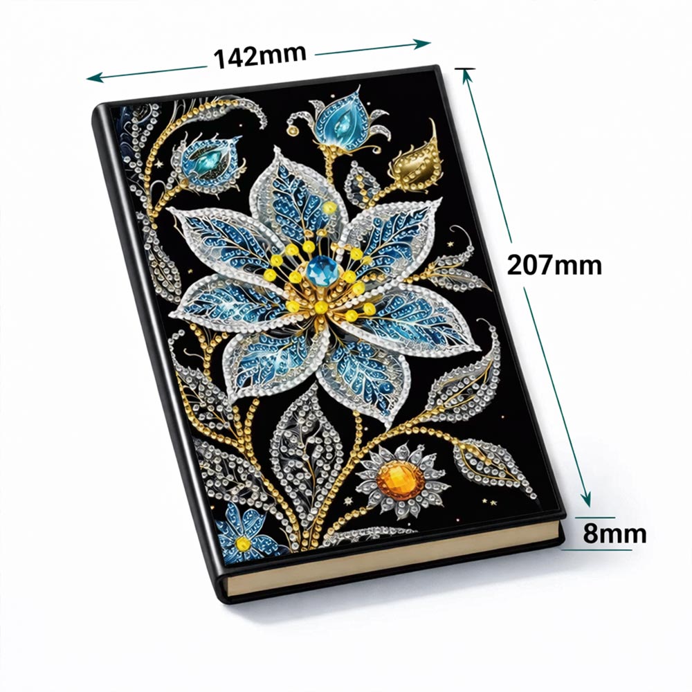 Diamond Painting Notizbuch – Azura Bloom