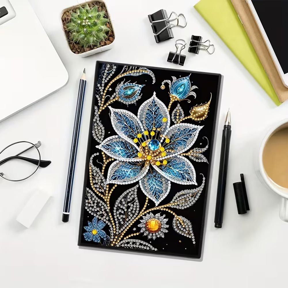 Diamond Painting Notizbuch – Azura Bloom