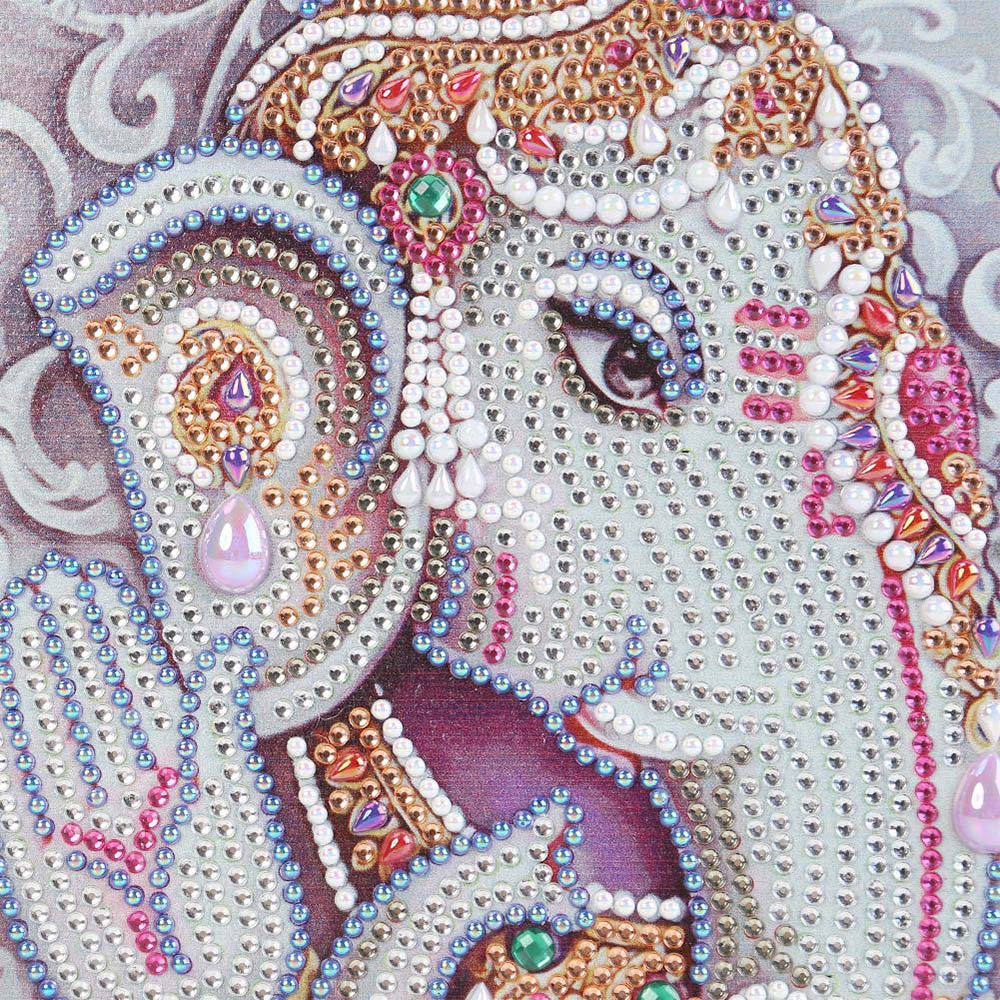 5D Diamond Painting Notizbuch Elefantengott Ganesha, Unique-Diamond