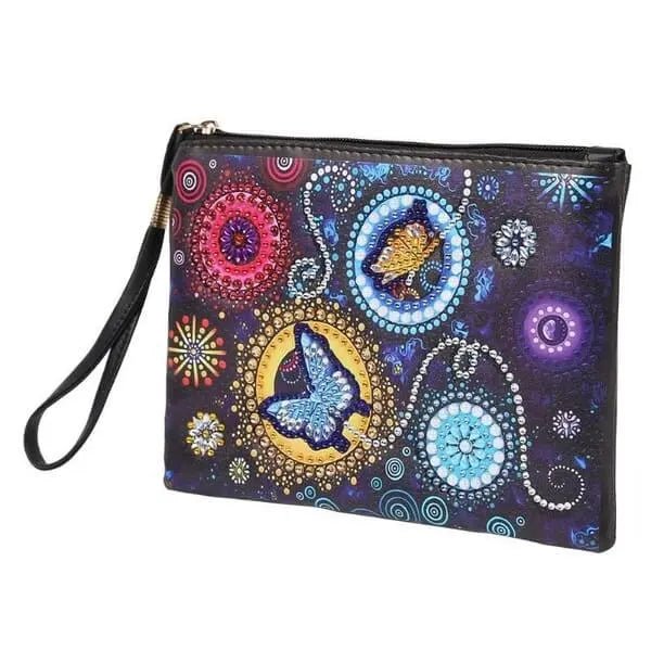 Diamond Painting Handgelenktasche Schmetterling - Unique-Diamond