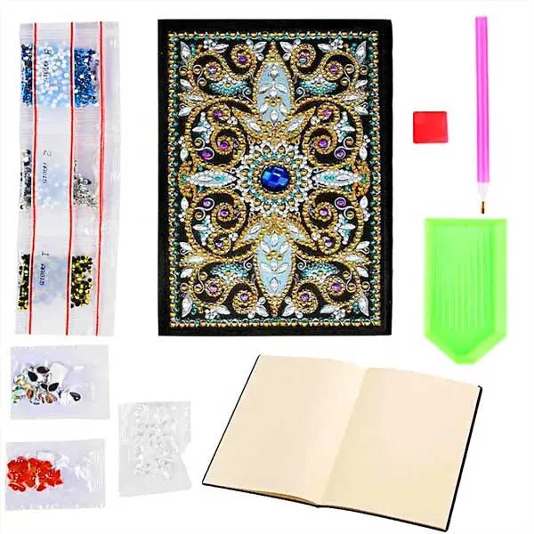 Diamond Painting Notizbuch blaues Auge - Unique-Diamond