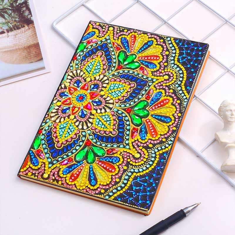 Diamond Painting Notizbuch Blume - Unique-Diamond