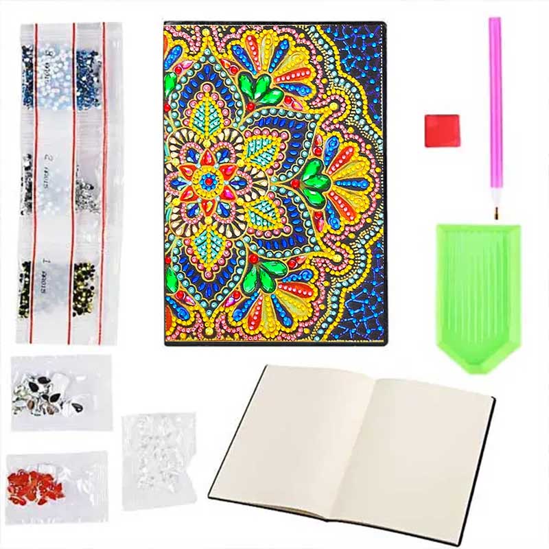 Diamond Painting Notizbuch Blume - Unique-Diamond