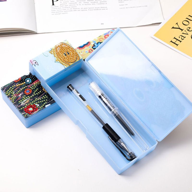 Diamond Painting Stiftebox Eulen - Unique-Diamond