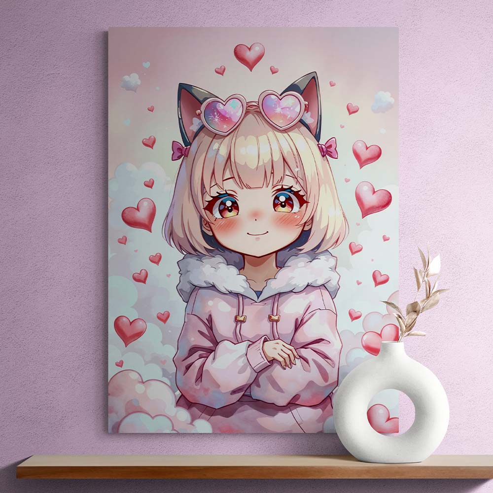 5D Diamond Painting AB Effekt – Herzzauber, Unique-Diamond