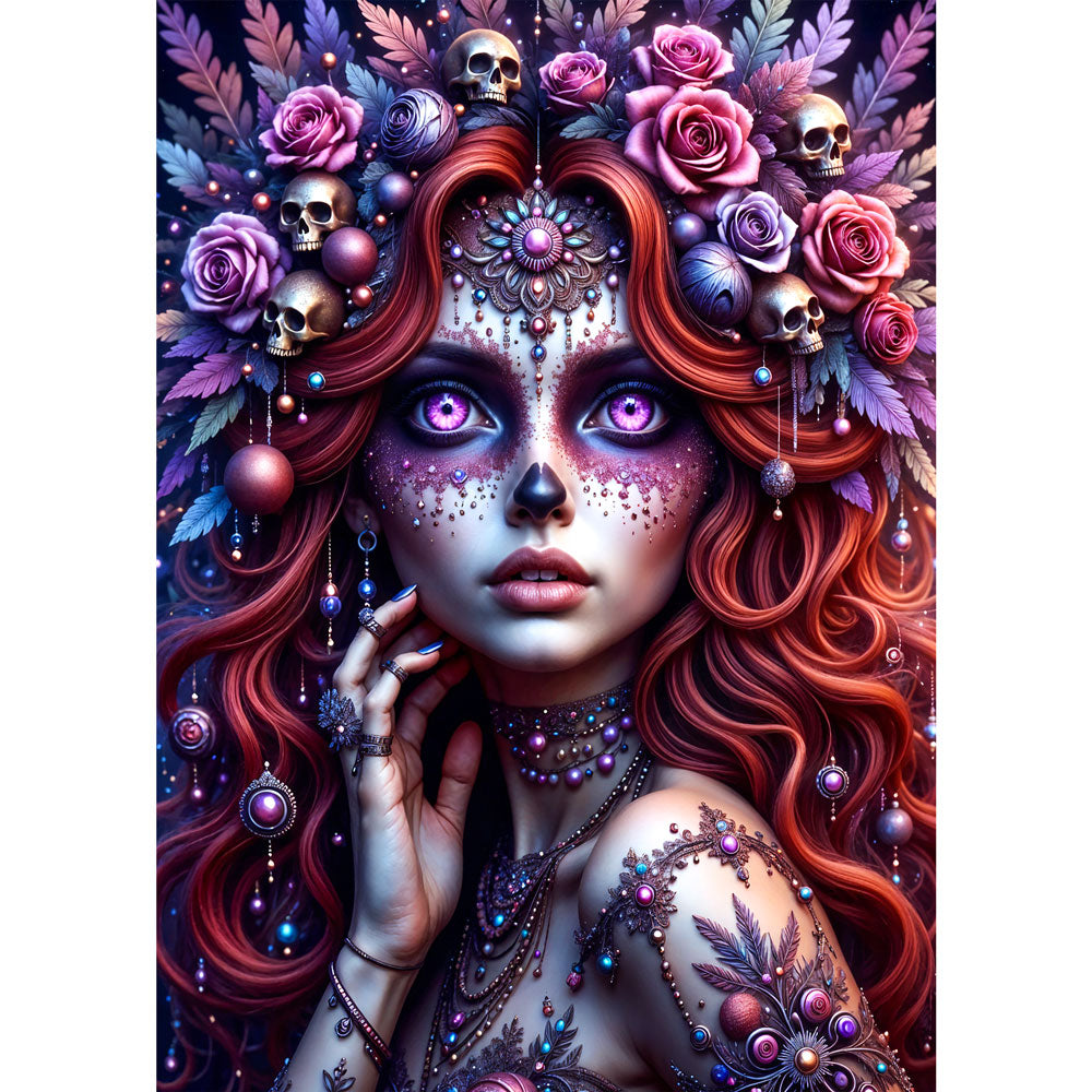 5D Diamond Painting AB Effekt – Königin der Schatten, Unique-Diamond