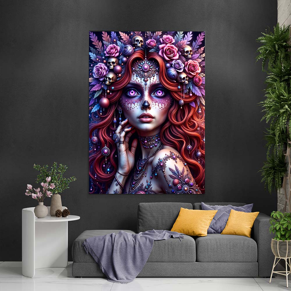 5D Diamond Painting AB Effekt – Königin der Schatten, Unique-Diamond