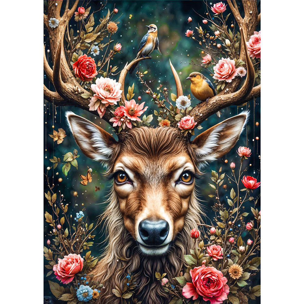 5D Diamond Painting AB Effekt – Majestät des Waldes, Unique-Diamond