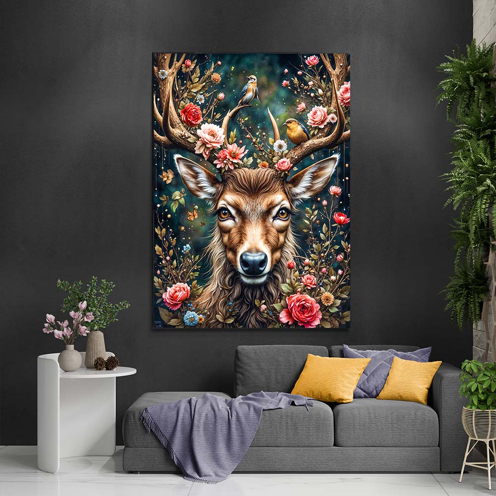 5D Diamond Painting AB Effekt – Majestät des Waldes, Unique-Diamond