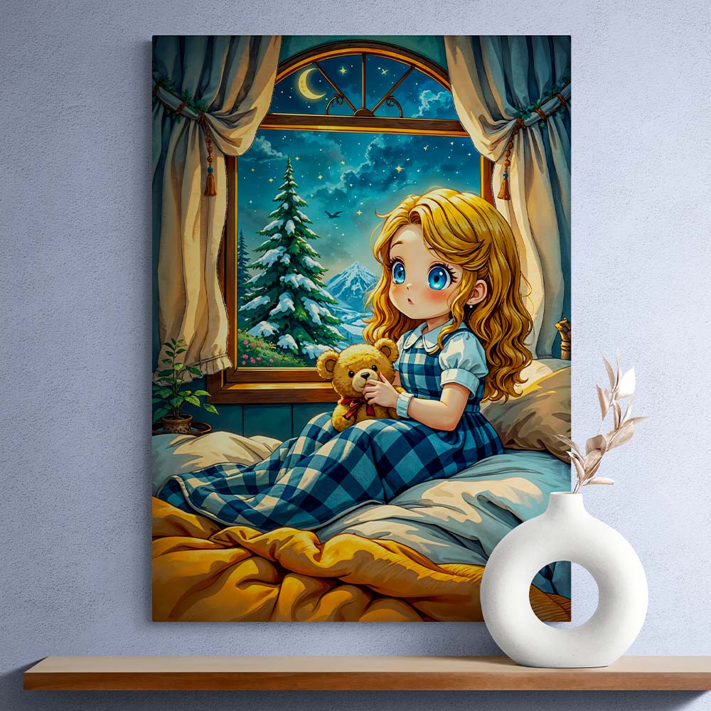 5D Diamond Painting AB Effekt – Sehnsucht nach den Sternen, Unique-Diamond