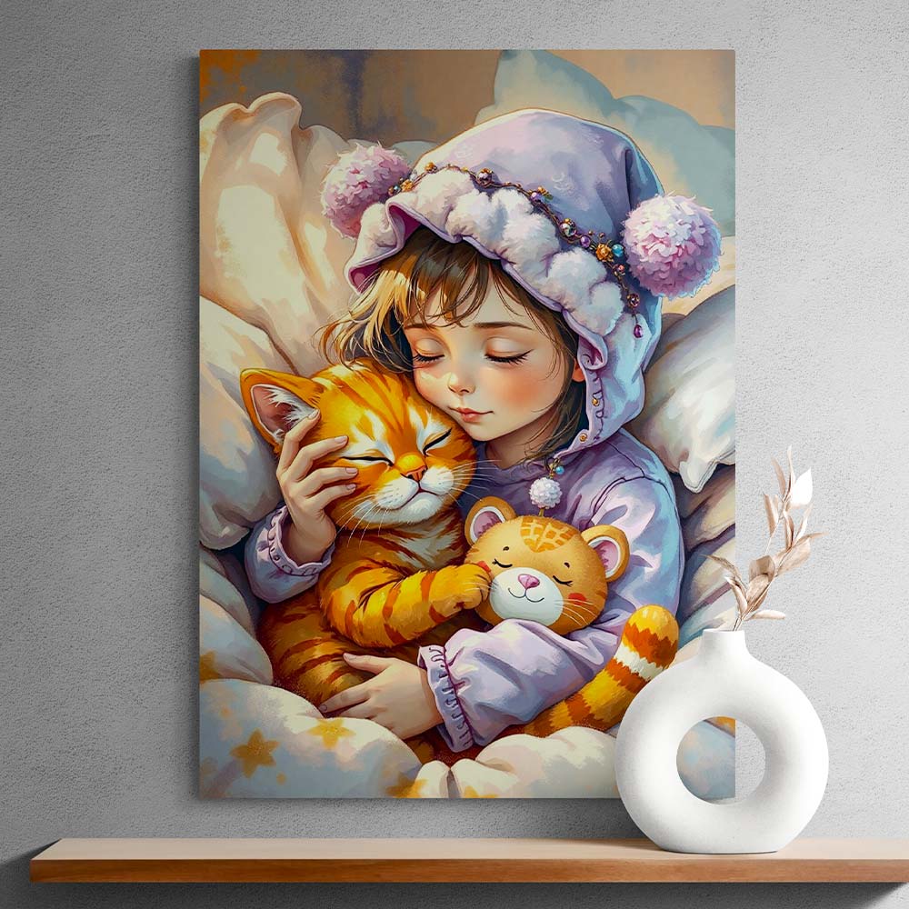 5D Diamond Painting AB Effekt – Traumhafte Geborgenheit, Unique-Diamond