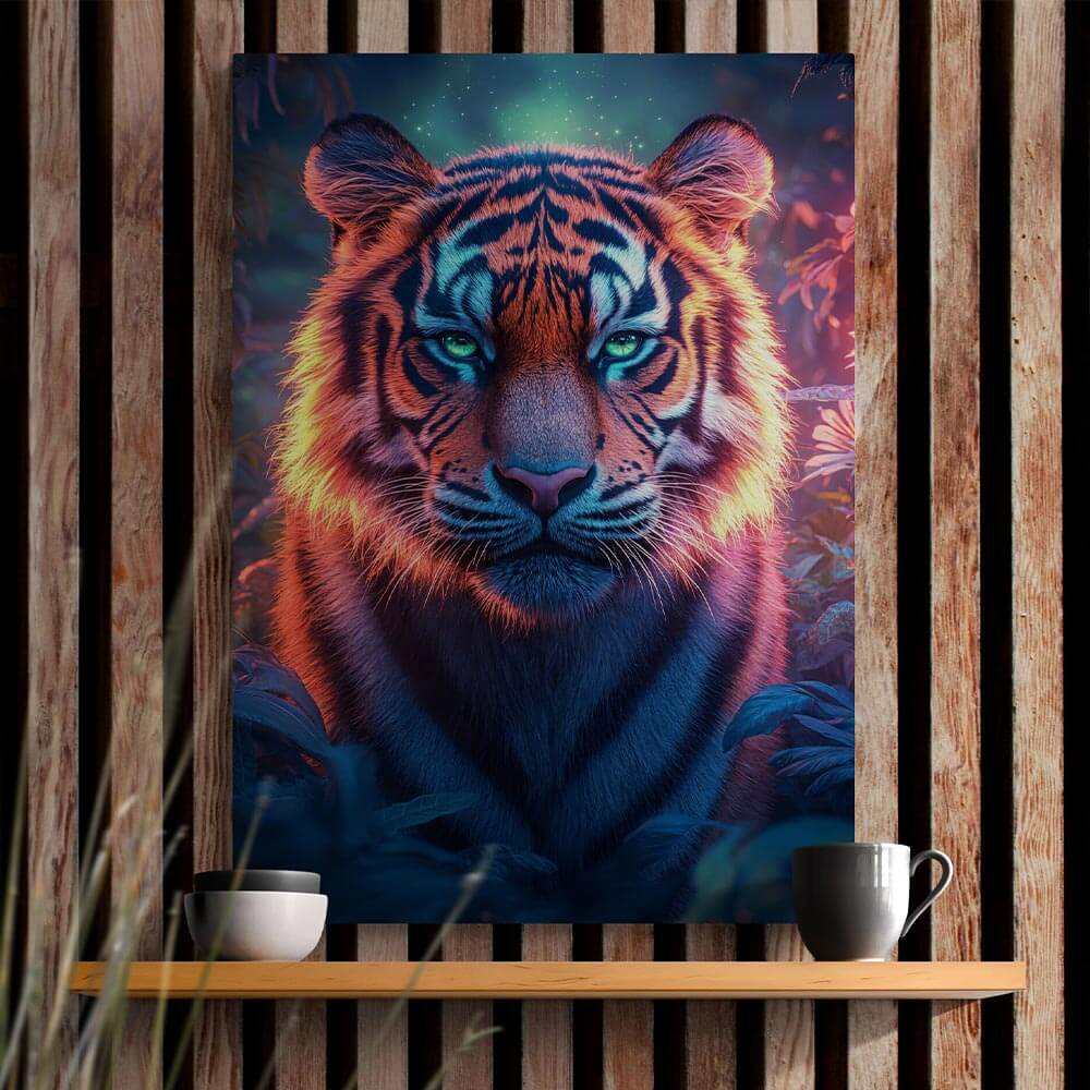 5D Diamond Painting AB Steine - Majestätischer Tiger, Unique-Diamond