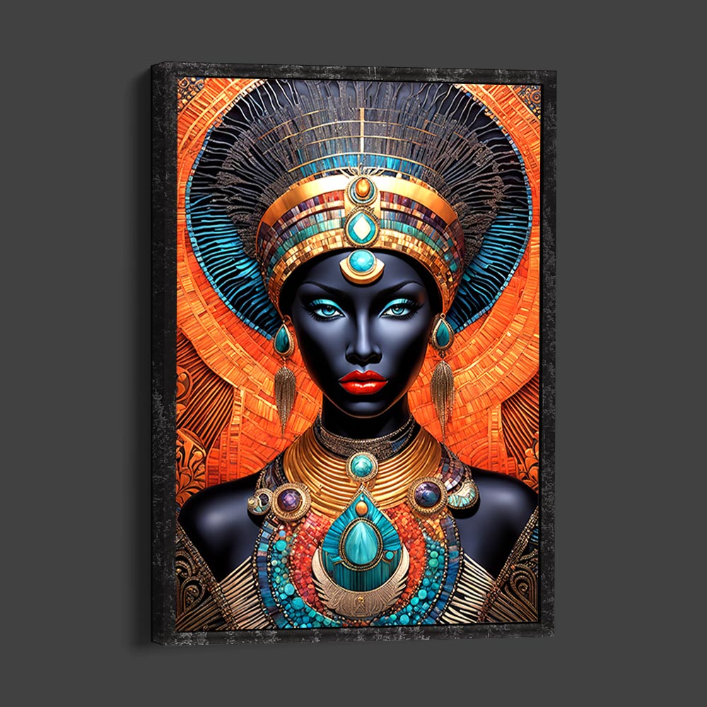 5D Diamond Painting AB Steine African Woman, Unique-Diamond