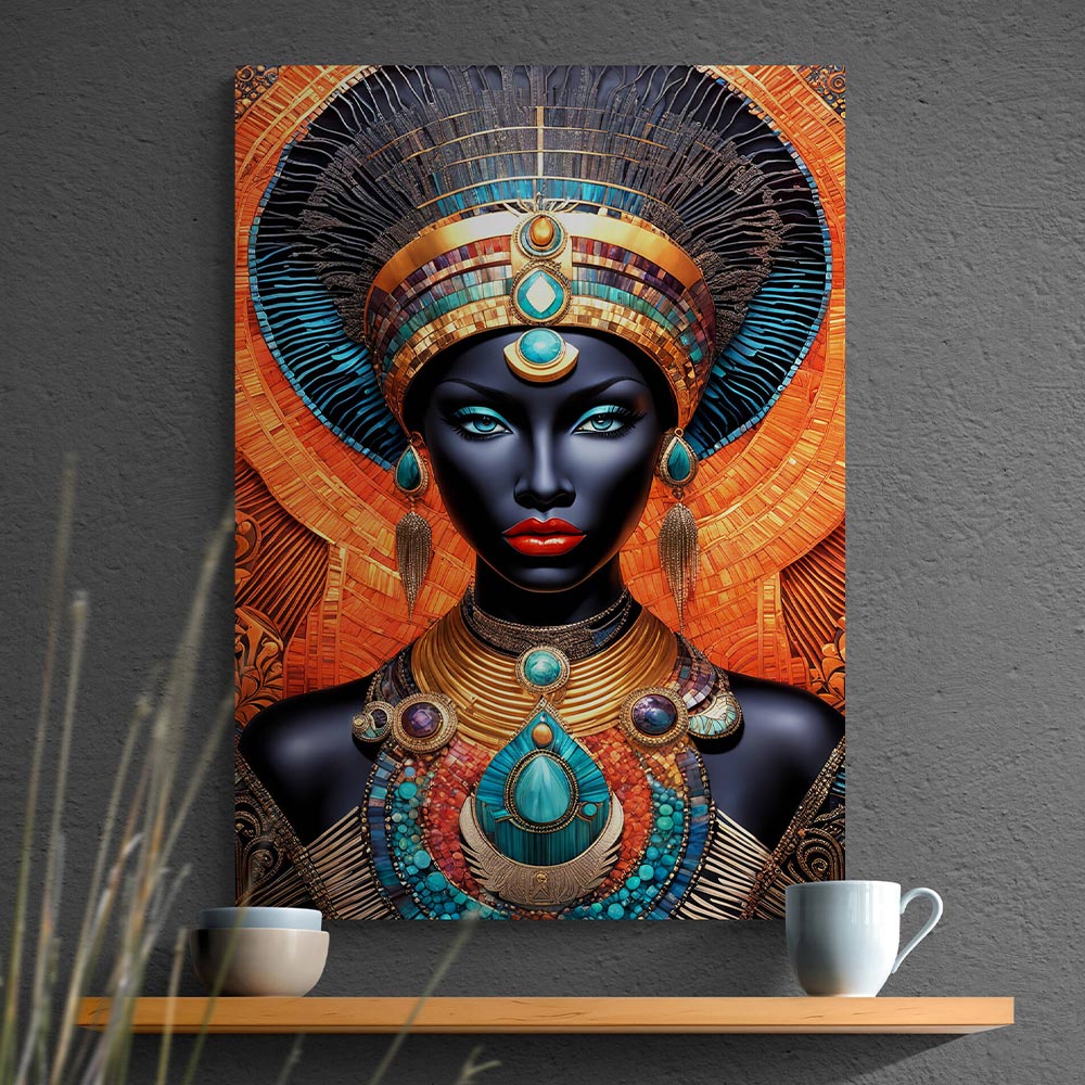 5D Diamond Painting AB Steine African Woman, Unique-Diamond