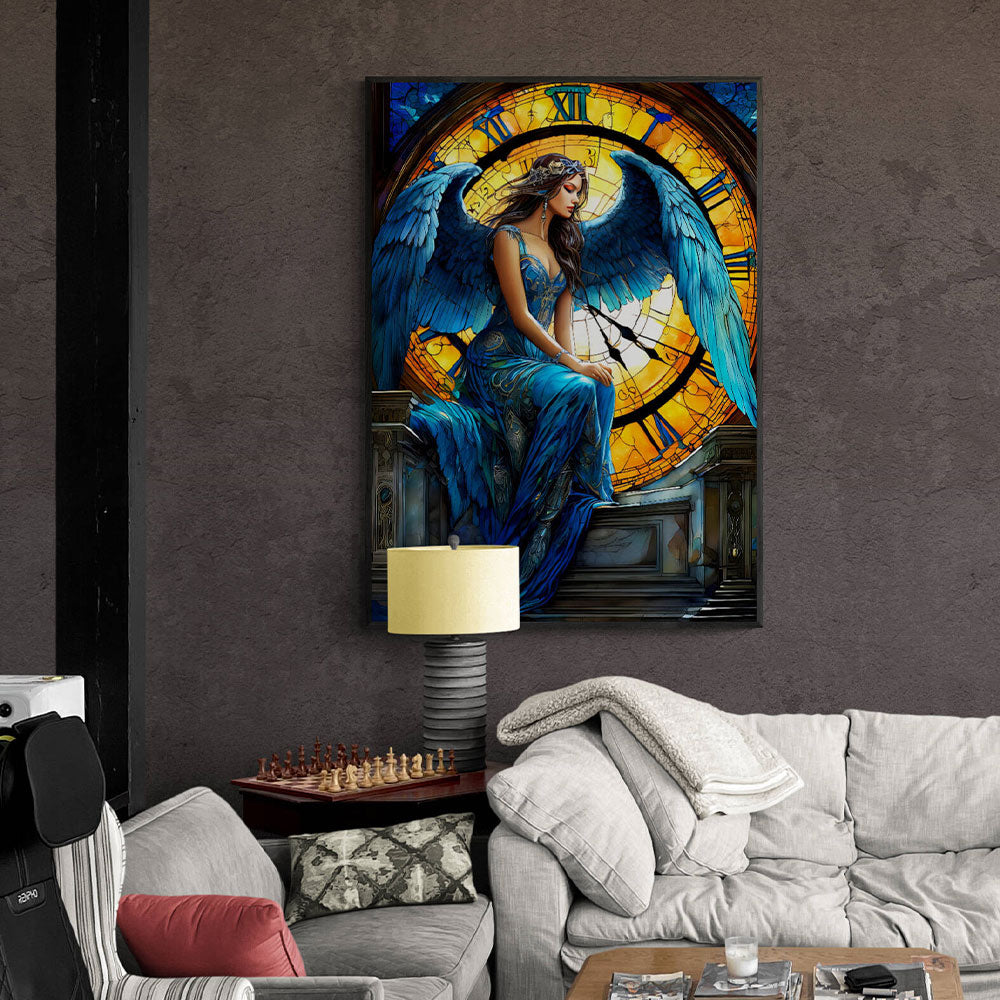 5D Diamond Painting AB Steine Angel Of Time, Unique-Diamond