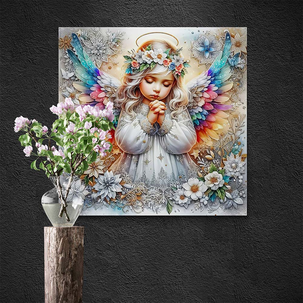 5D Diamond Painting AB Steine Angel, Unique-Diamond