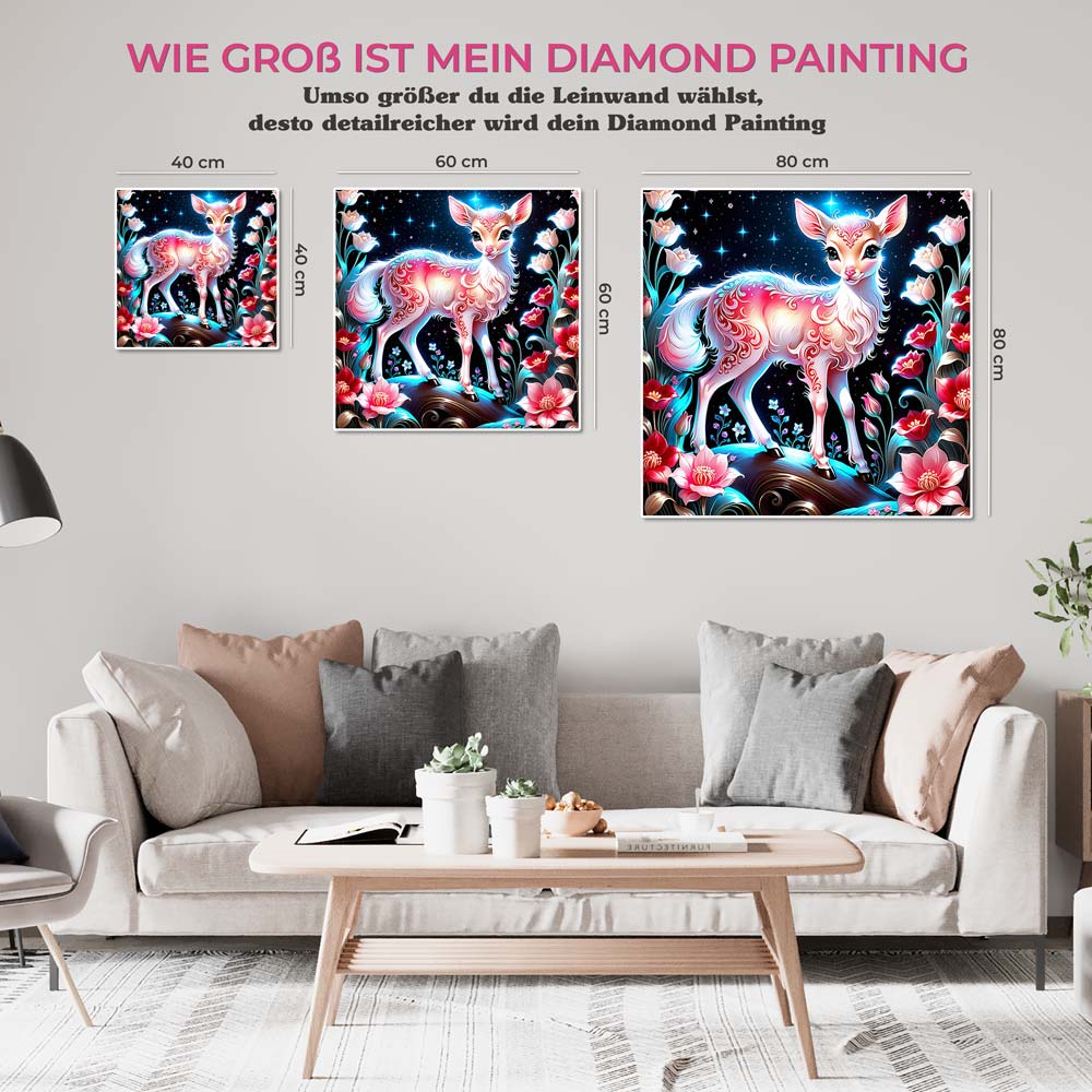 5D Diamond Painting AB Steine Bamby, Unique-Diamond