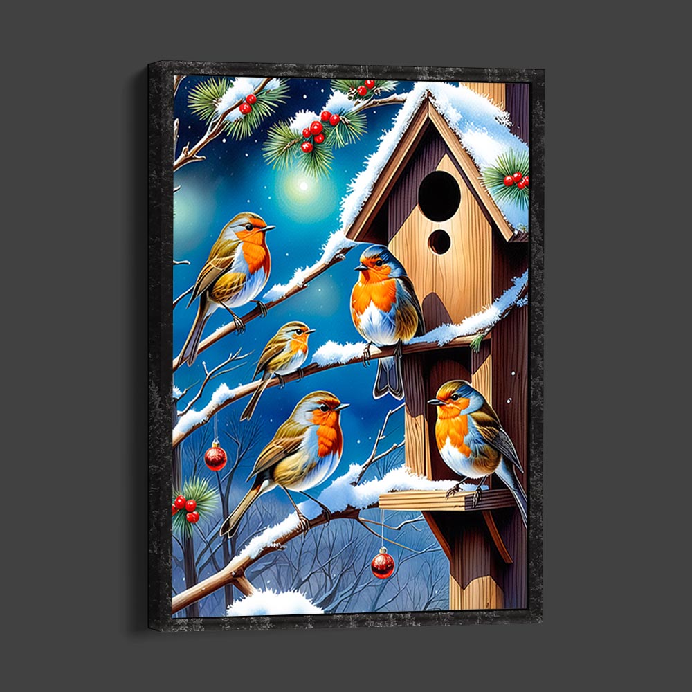 5D Diamond Painting – Bird Family