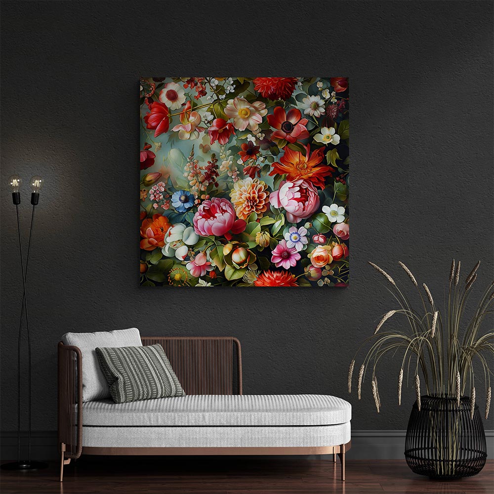 5D Diamond Painting AB Steine Blumenbad mit 100 Farben, Unique-Diamond-