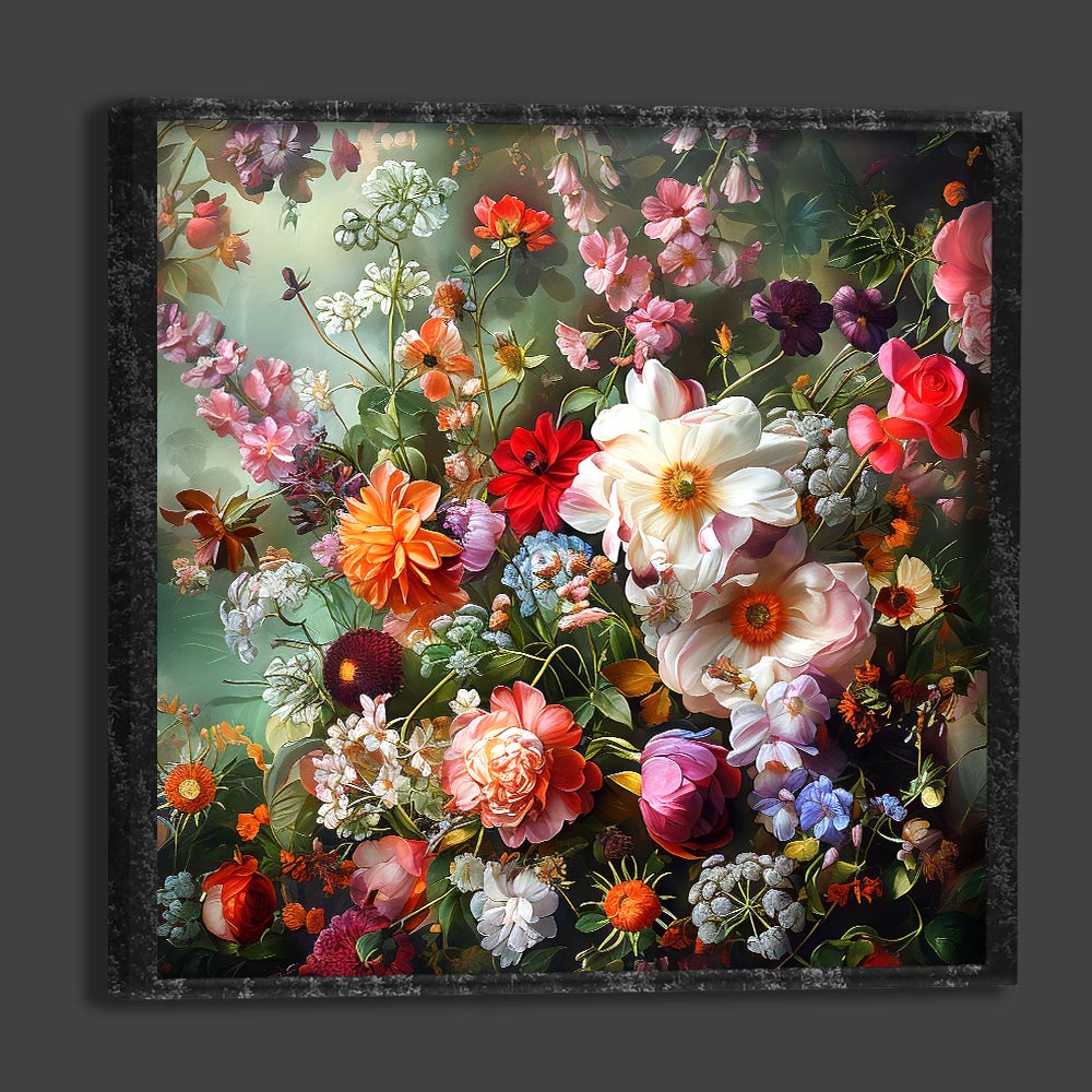 5D Diamond Painting AB Steine Blumenbad, Unique-Diamond