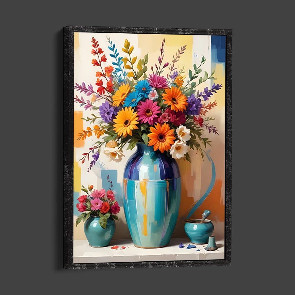 5D Diamond Painting AB Steine Blumenstrauß mit 100 Farben, Unique-Diamond