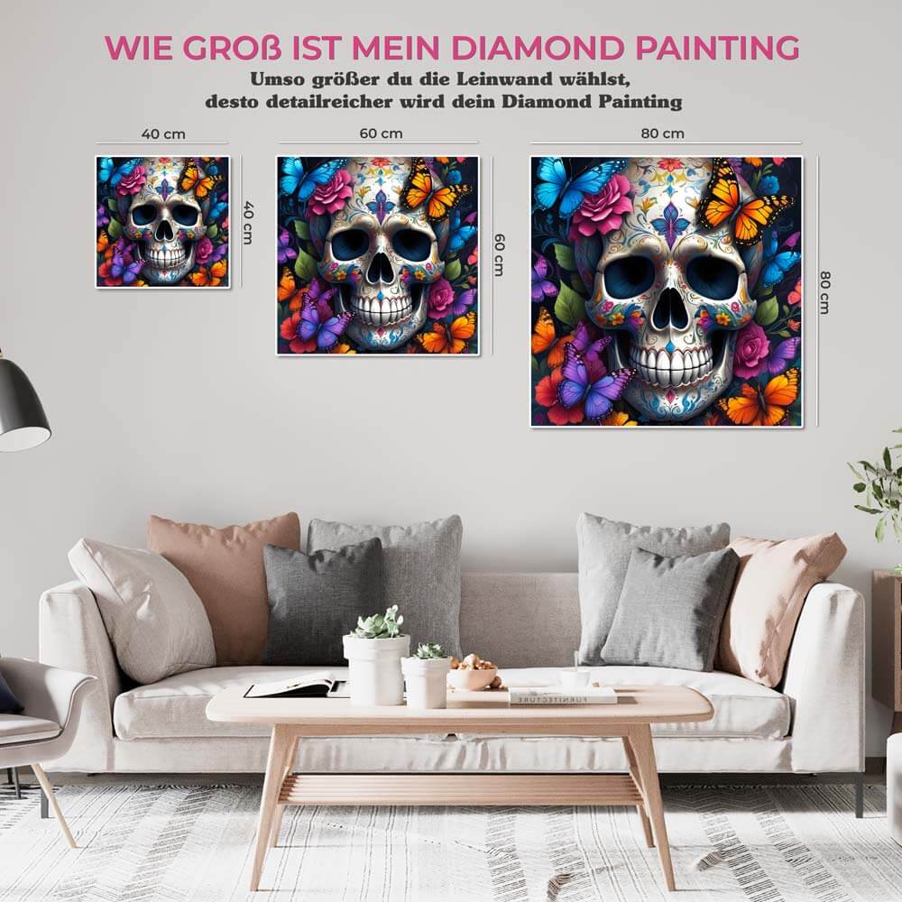 5D Diamond Painting AB Steine Butterfly Guardians mit 100 Farben, Unique-Diamond