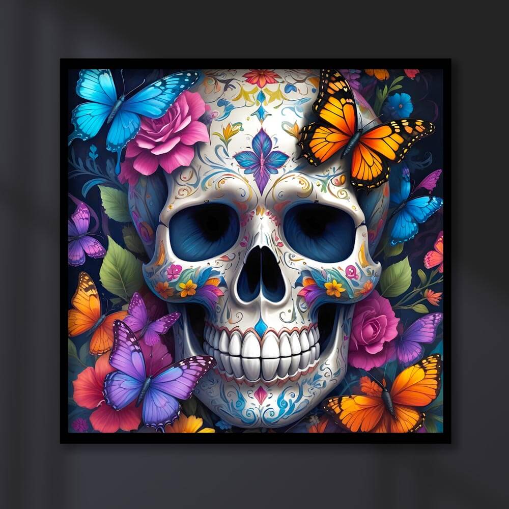5D Diamond Painting AB Steine Butterfly Guardians mit 100 Farben, Unique-Diamond
