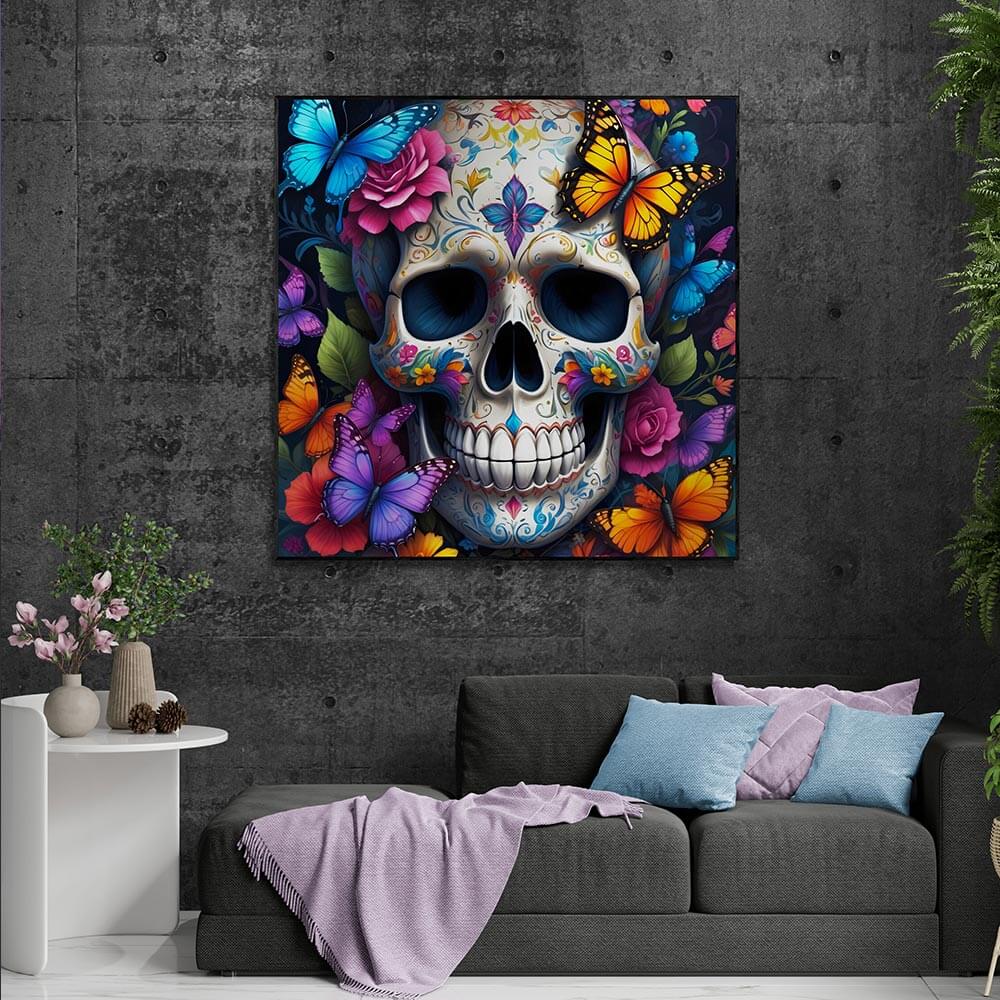 5D Diamond Painting AB Steine Butterfly Guardians mit 100 Farben, Unique-Diamond