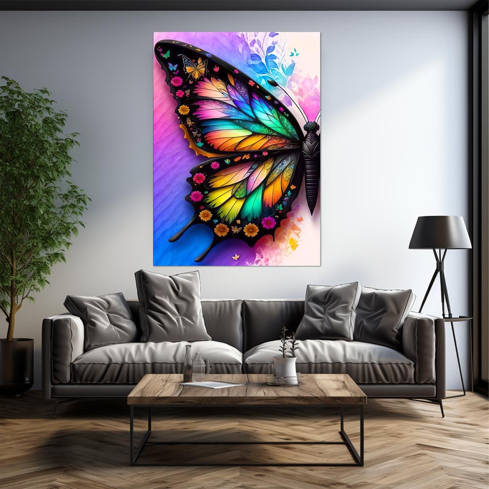 5D Diamond Painting AB Steine Butterfly, Unique-Diamond