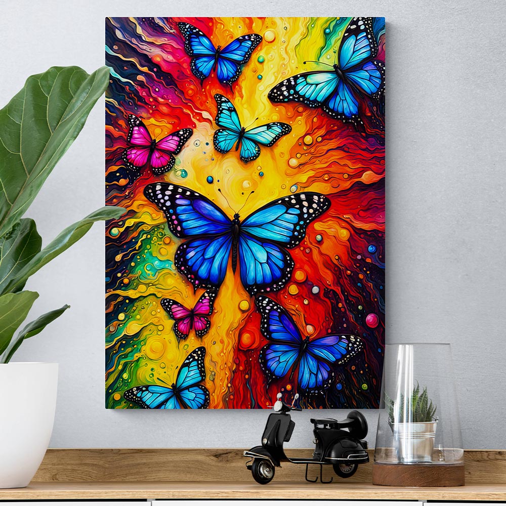 5D Diamond Painting AB Steine Butterfly, Unique-Diamond