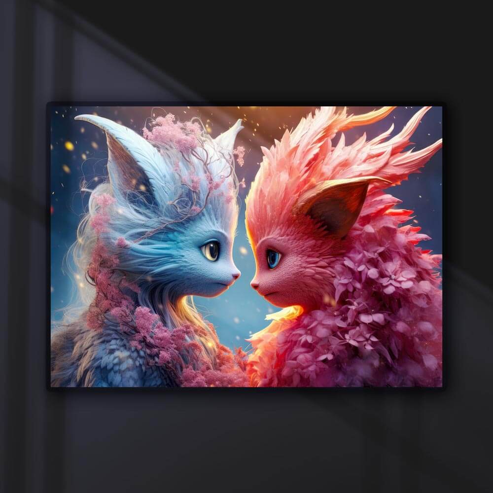 5D Diamond Painting AB Steine Celestial Harmony mit 100 Farben, Unique-Diamond