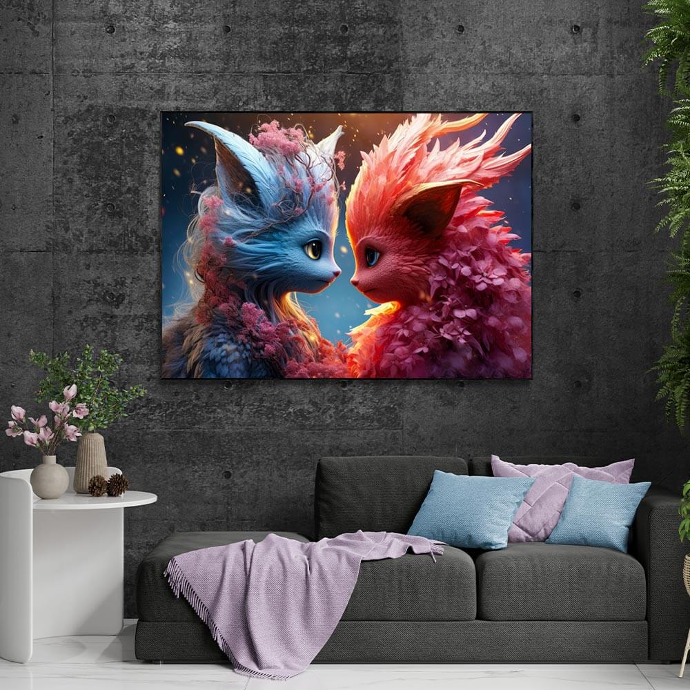 5D Diamond Painting AB Steine Celestial Harmony mit 100 Farben, Unique-Diamond