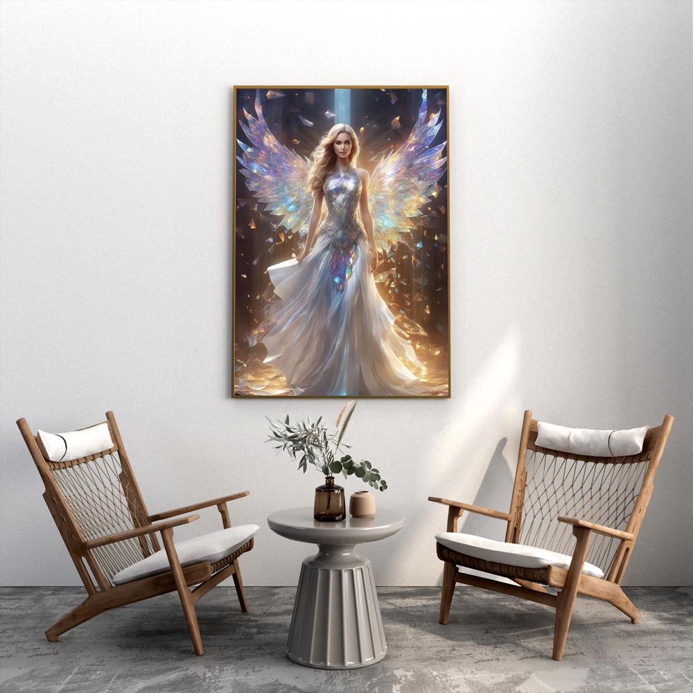 5D Diamond Painting AB Steine Crystal Angel, Unique-Diamond
