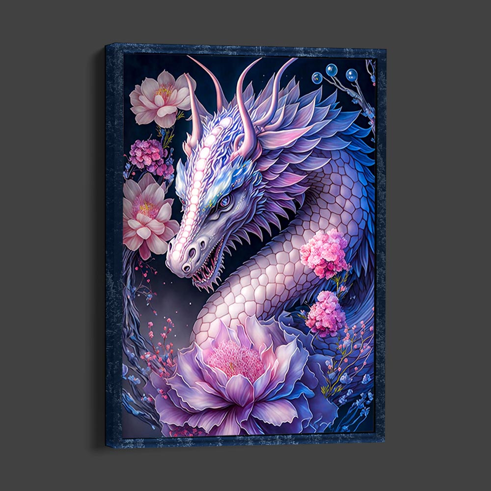 5D Diamond Painting AB Steine Dragon, Unique-Diamond