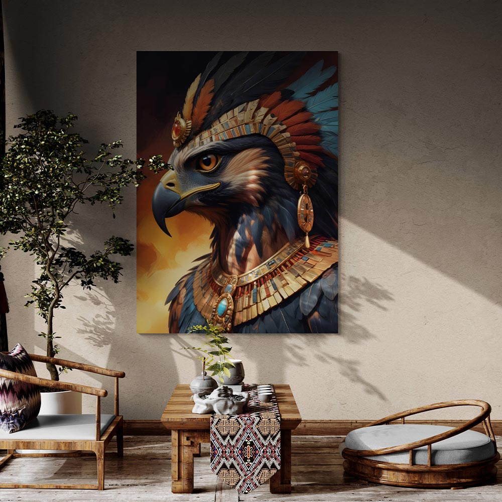 5D Diamond Painting AB Steine Falcon mit 100 Farben, Unique-Diamond