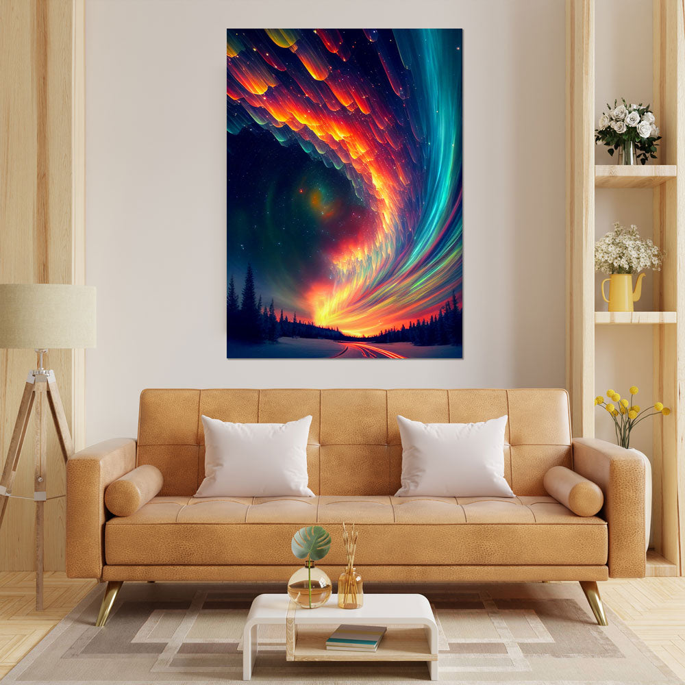 5D Diamond Painting AB Steine Fantastic Aurora, Unique-Diamond