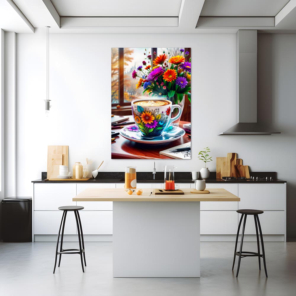 5D Diamond Painting AB Steine Good Morning Coffee, Unique-Diamond