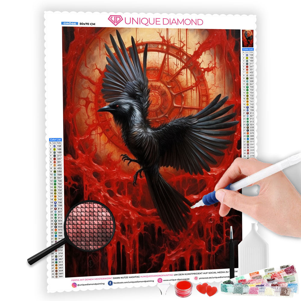 5D Diamond Painting – Gothic Rabe