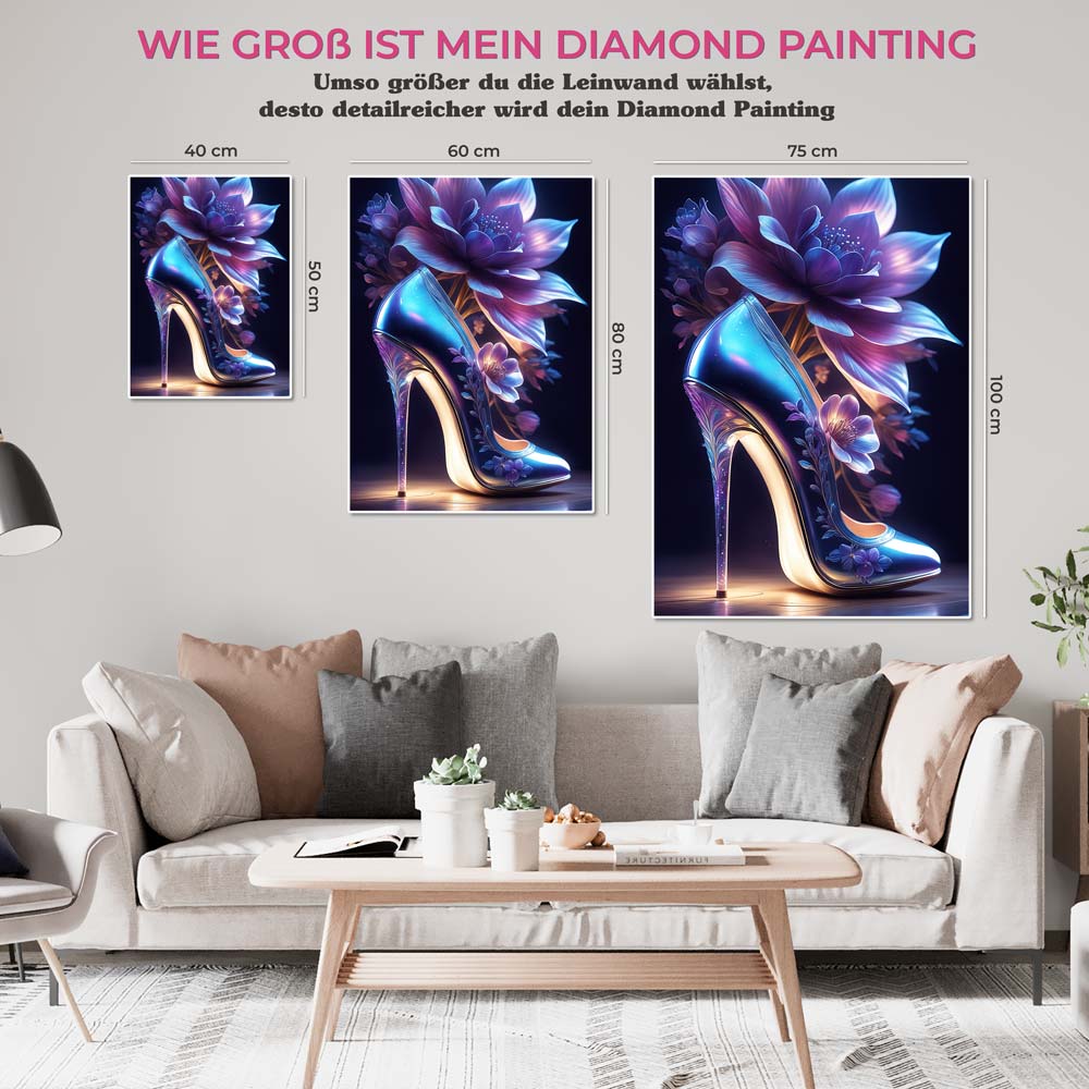 5D Diamond Painting AB Steine High Heels, Unique-Diamond
