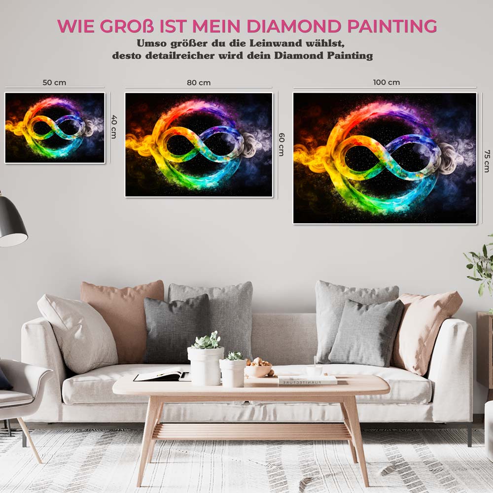 5D Diamond Painting AB Steine Infinity, Unique-Diamond
