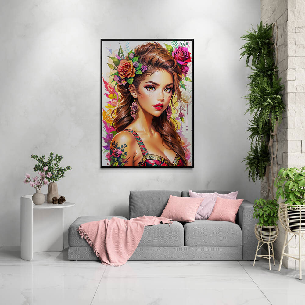 5D Diamond Painting AB Steine Kara, Unique-Diamond