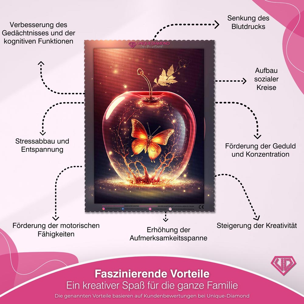 5D Diamond Painting – Magic Apple Unique-Diamond