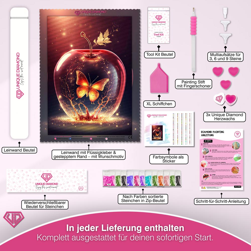 5D Diamond Painting – Magic Apple Unique-Diamond