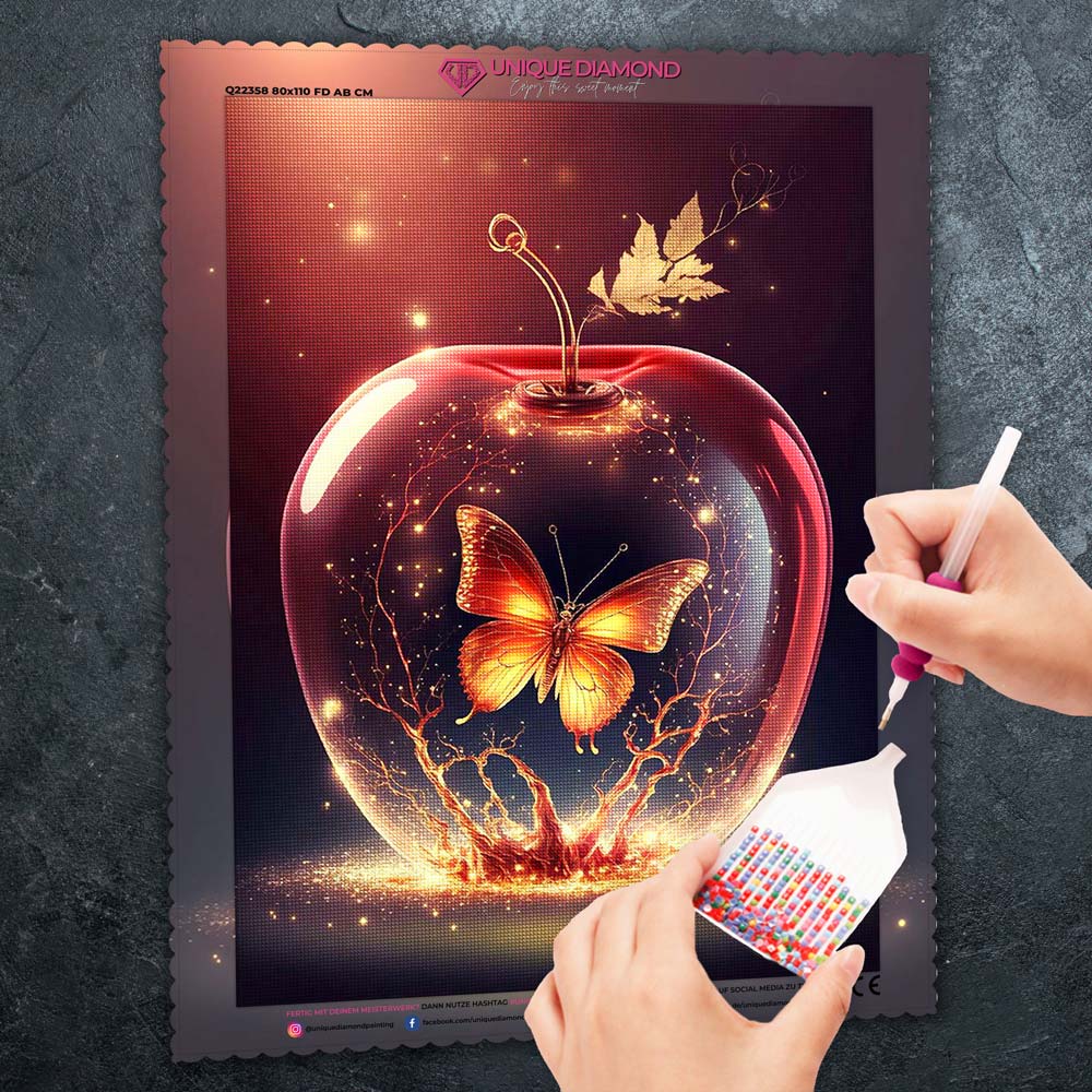 5D Diamond Painting – Magic Apple Unique-Diamond