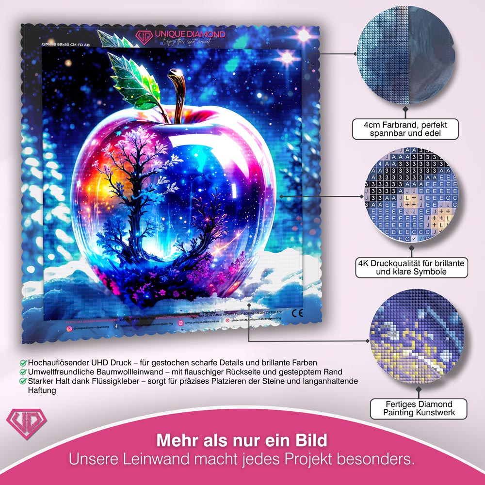 5D Diamond Painting – Magic Apple Unique-Diamond