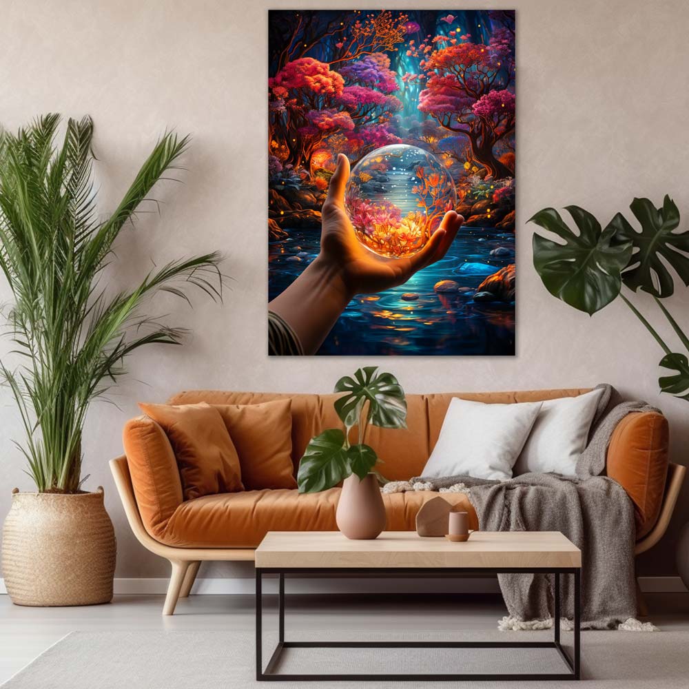 5D Diamond Painting AB Steine Magische Kugel, Unique-Diamond