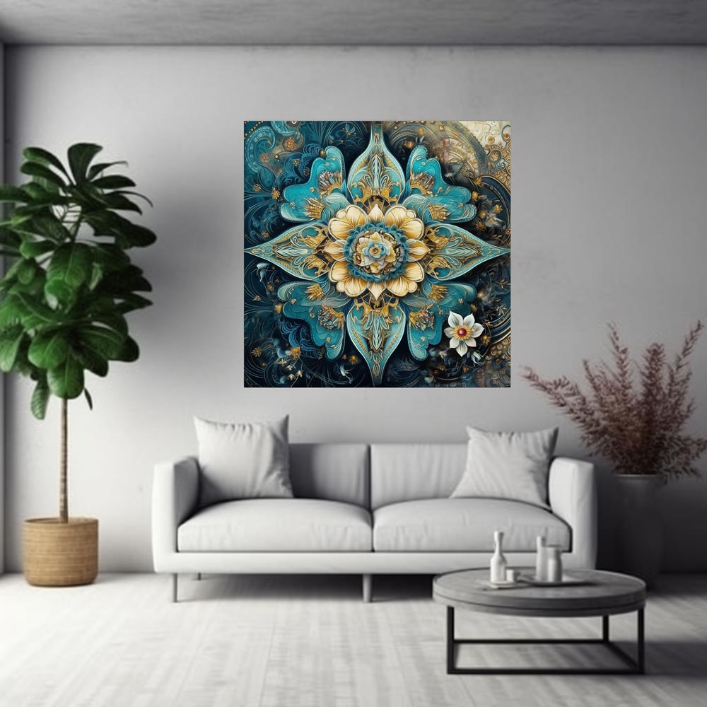 5D Diamond Painting AB Steine Mandala, Unique-Diamond
